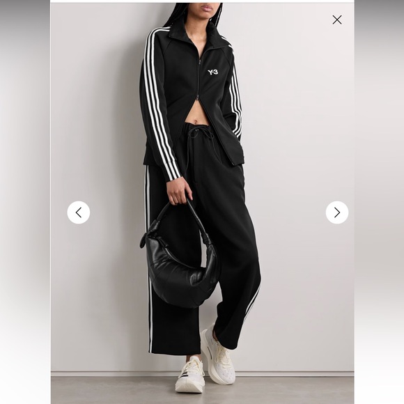 ADIDAS ORIGINALS
+ Y-3 printed striped ponte track jacket - Picture 1 of 9